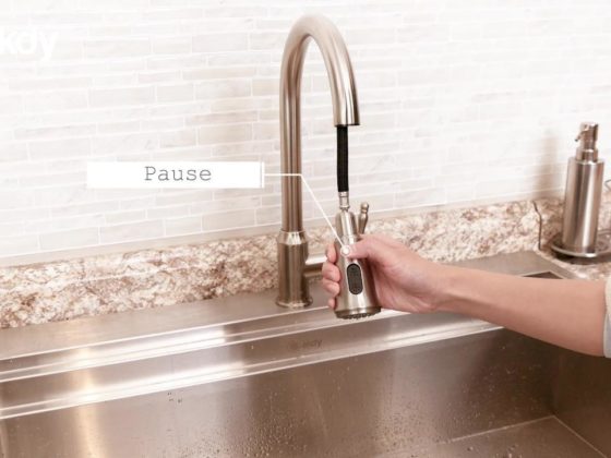 Easy installation kitchen taps