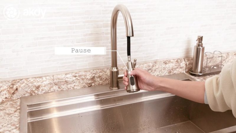 Easy installation kitchen taps