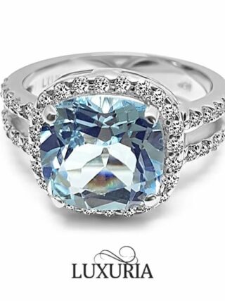 Choosing the Perfect Blue Topaz Halo Ring