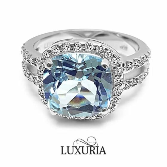 Choosing the Perfect Blue Topaz Halo Ring